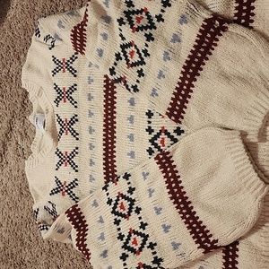 Old Navy sweater. Cream color. Size XL. Acrylic and polyester. Never worn